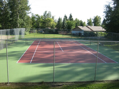 Resurfacing Tennis and Basketball Courts